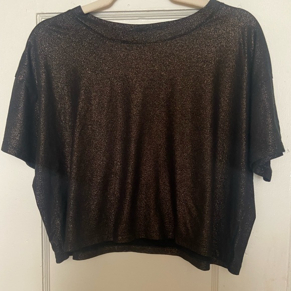 Victoria secret bronze sparkly crop top - Picture 1 of 4